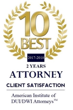 10 Best Attorneys for Client Satisfaction, two years, 2017–2018